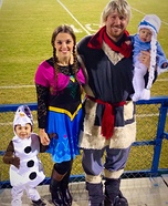 Homemade Frozen Family Costume