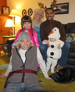 Frozen Family Homemade Costume