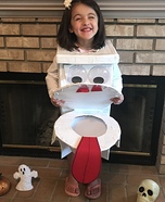 Funny Toilet Homemade Costume
