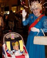 Future King and Great Grandma Homemade Costume