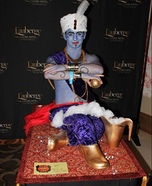 Genie on a Flying Carpet Illusion Homemade Costume