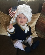 George Washington Baby Homemade Costume
