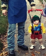 Geppetto and his puppet Pinocchio Homemade Costume
