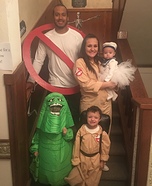 Ghostbusters Family Homemade Costume