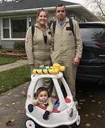 Ghostbusters Family Homemade Costume