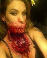 Giant Mouth Monster Homemade Costume