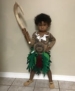 Girl Maui Homemade Costume