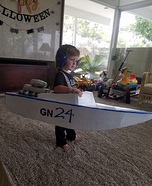 GN 24 Race Boat Driver Homemade Costume