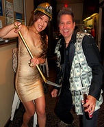 Gold Digger and Sugar Daddy Homemade Costume