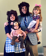 Children's book Halloween costumes - Goldilocks and the Three Bears Family Costume