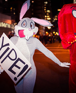 Gossamer and Bugs Bunny Homemade Costume
