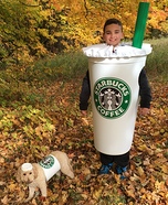 Grande Frappuccino and Short Puppuccino Homemade Costume