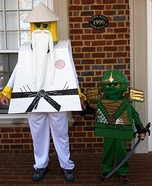 Green Ninja Lloyd and Sensei Wu Homemade Costume