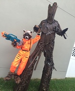 Groot and Rocket Costume