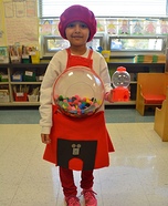Gum-ball Machine Homemade Costume