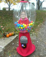Gumball Machine Homemade Costume