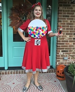 Gumball Machine Homemade Costume