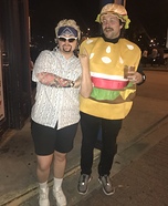 Guy Fieri and Cheeseburger Homemade Costume