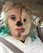 Half Teddy Bear half Human Homemade Costume