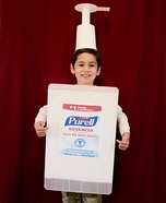 Hand Sanitizer Homemade Costume
