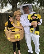 Happ'bee Hive'oween Homemade Costume
