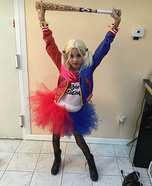 Girl's DIY Harley Quinn Costume