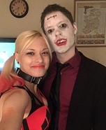 Harley Quinn and the Joker Homemade Costume