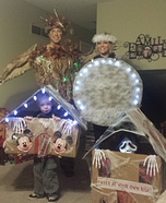 Haunted Night Family Homemade Costume