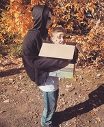 Head in a Box Illusion Homemade Costume