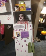 Head in a Freezer Homemade Costume