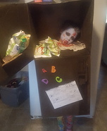 Head in the Freezer Homemade Costume