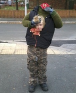 Head Off Boy Homemade Costume