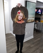 Headless Girl Homemade Costume