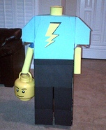 Headless Lego Guy Homemade Costume