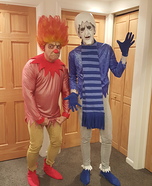Heat Miser and Snow Miser Homemade Costume