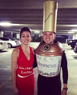 Henny and Coke Couple Costume