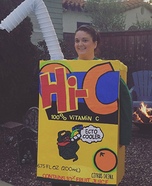 Hi-C Ecto Cooler Juice Box Homemade Costume