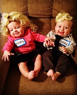 Hillary and Donald Homemade Costume