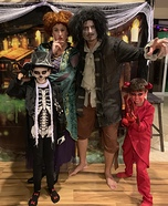 Hocus Pocus Family Homemade Costume