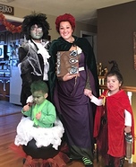 Hocus Pocus Family Homemade Costume