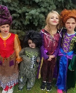Hocus Pocus Kids Homemade Costume