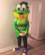 Honey Smacks Dig 'Em Frog Homemade Costume