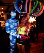 Hot Air Balloon and Blue Sky Couples Costume
