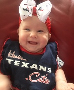 Houston Texans Cutie Homemade Costume
