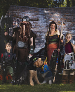 How To Train Your Dragon Family Homemade Costume
