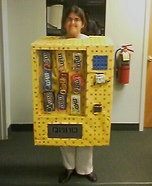 Human M&M Candy Vending Machine Homemade Costume