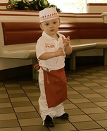In-N-Out Burger Employee Baby Homemade Costume