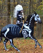 Indian Cheif & Horse Ghost Homemade Costume