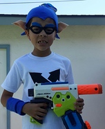 Inkling Boy Homemade Costume