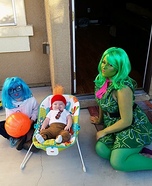 Inside Out Family Homemade Costume